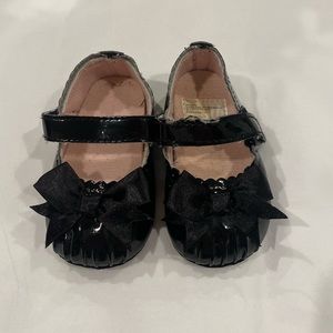 Black baby dress shoes